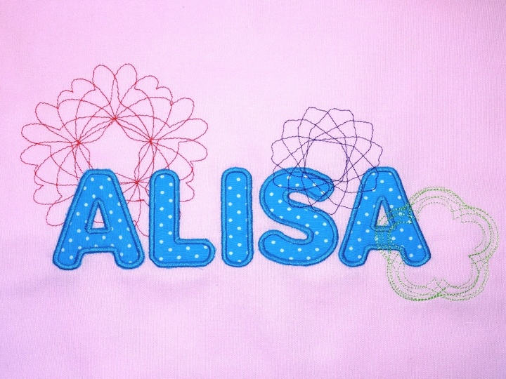 schnelle Mandala Blumen Stickdatei