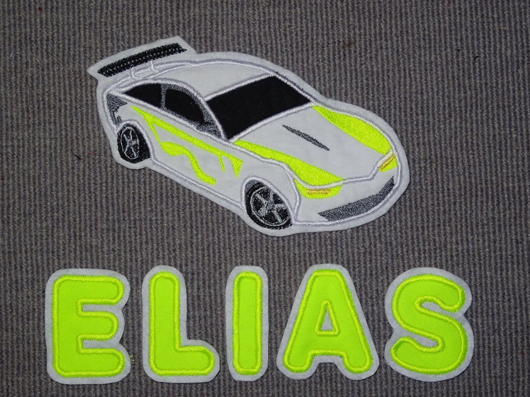 5cm Buchstaben und Zahlen Stickdatei Alphabet Zahl - Bild 5