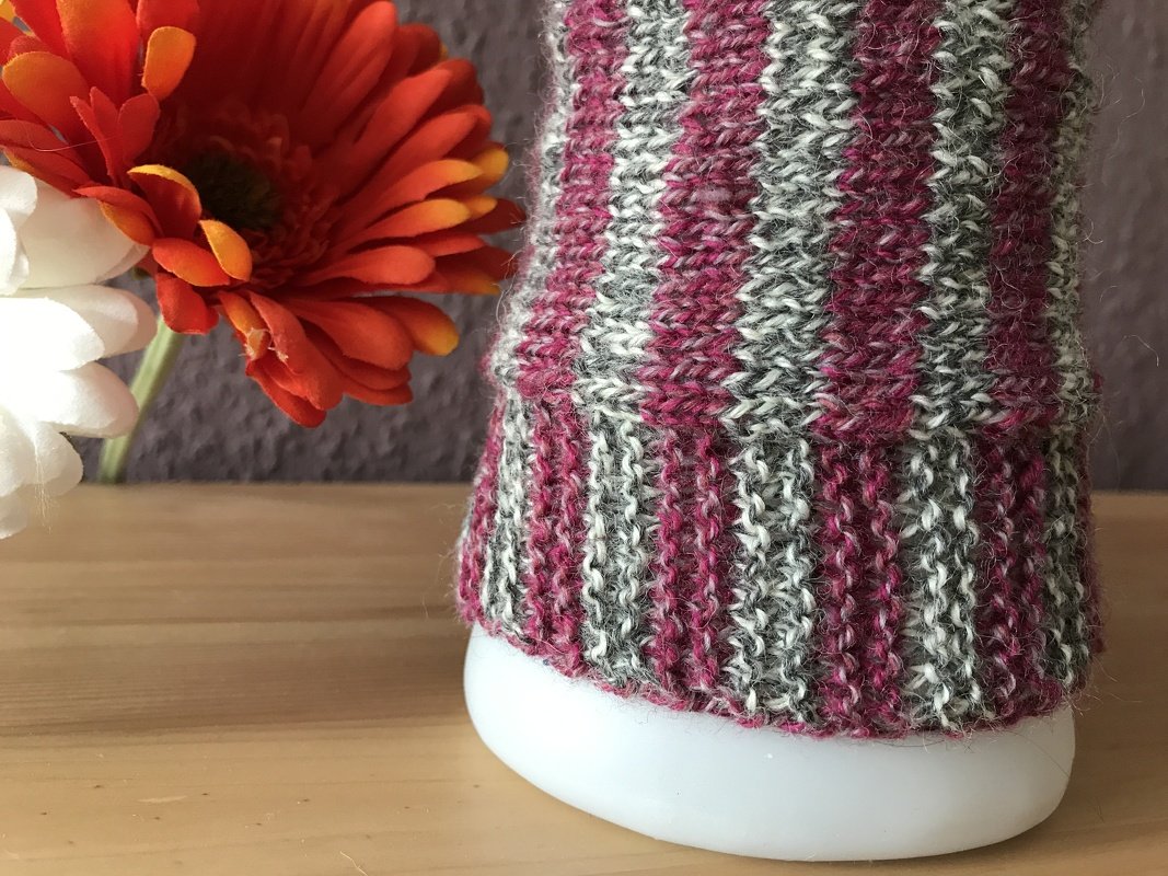 Socken - quer gestrickt