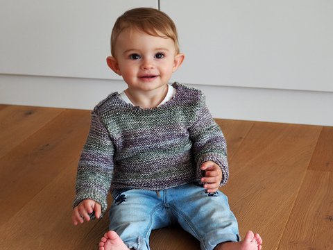 Strickanleitung Kinderpullover "Messina" 757244
