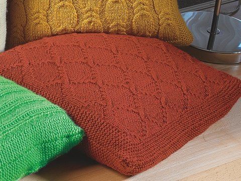 Strickanleitung Kissenbezug "Capri" 755039