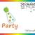 Stickdatei "Party / Feier / Geburtstag" Pes Format (Deco, Brother, Babylock)