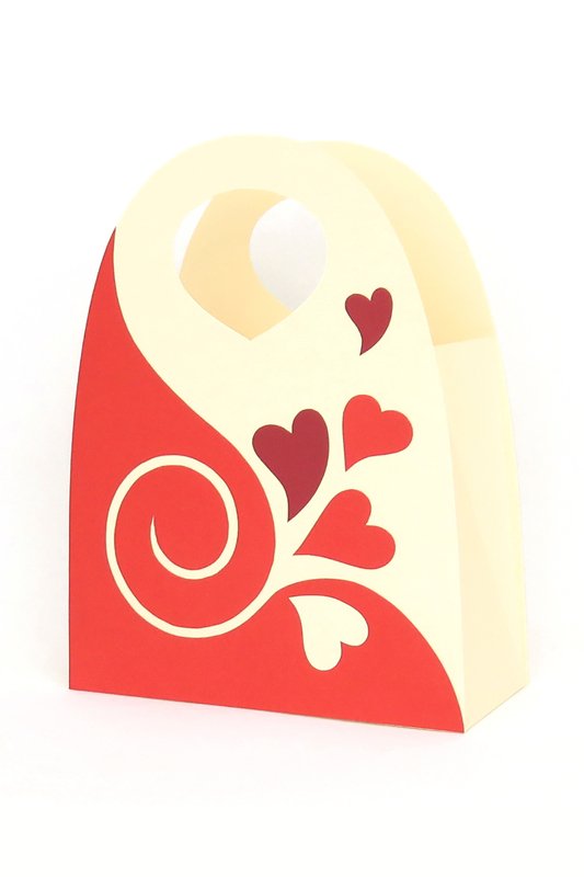 Tasche mit Herzen – Bastelanleitung mit Vorlagen - Bild 6