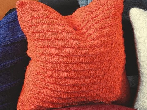 Strickanleitung Kissenbezug "Capri" 755040