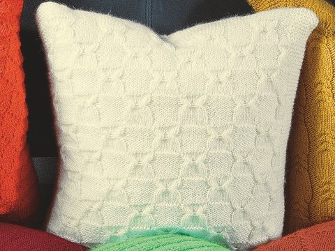 Strickanleitung Kissenbezug "Capri" 755041