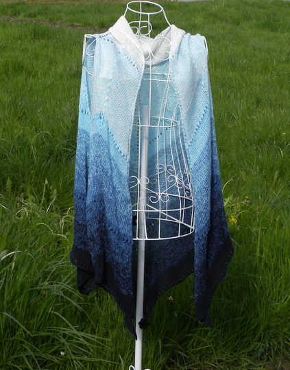 Tuchweste Orkan mit 1 Woolly Hugs Bobbel-Cotton stricken