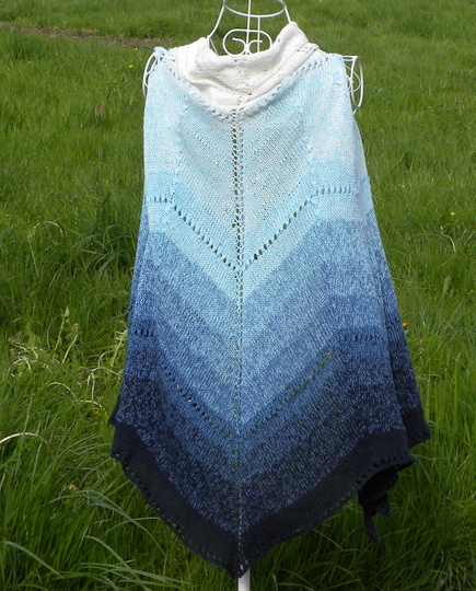 Tuchweste Orkan mit 1 Woolly Hugs Bobbel-Cotton stricken