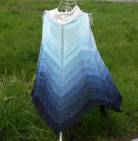 Tuchweste Orkan mit 1 Woolly Hugs Bobbel-Cotton stricken