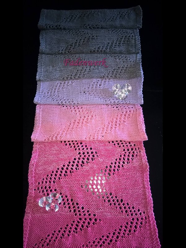 Strickanleitung Schal/Stola Zick-Zack - Bild 6