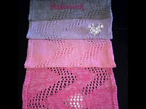 Strickanleitung Schal/Stola Zick-Zack