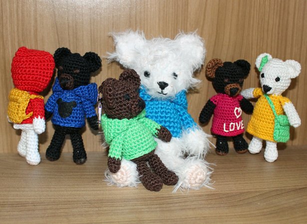 Crochet Pattern: Cheeky Teddy Gang