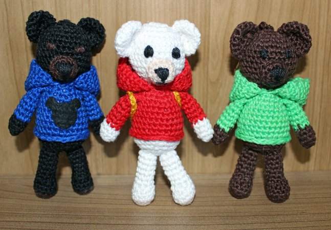 Crochet Pattern: Cheeky Teddy Gang