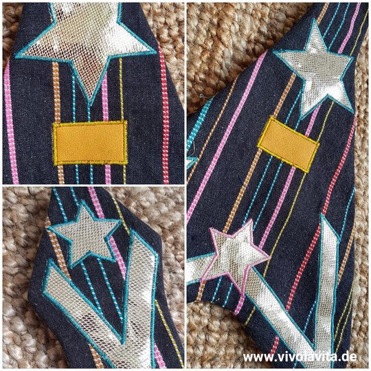 Nähgitarre ~ Gitarre nähen ~ Schnittmuster und Nähanleitung