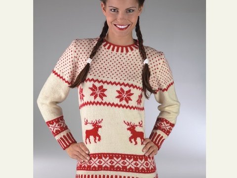 Strickanleitung Damenpullover "Ideal" 753039