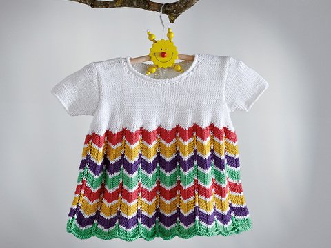 Strickanleitung Kinderkleid "Macau" 756271