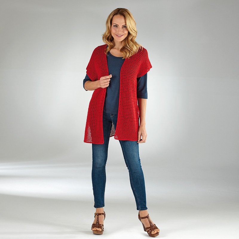 Häkelanleitung Damenweste "Amazonas" 756270