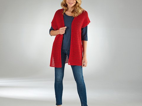 Häkelanleitung Damenweste "Amazonas" 756270