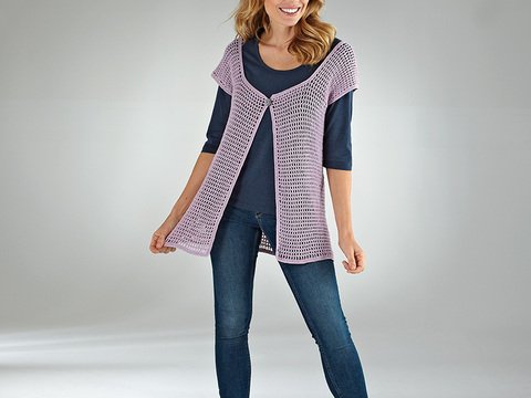 Häkelanleitung Damenweste "Amazonas" 756268