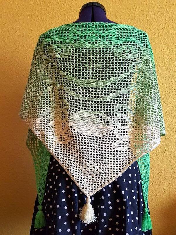 Motivtuch: Froschkönig (Häkelanleitung) - Bild 2