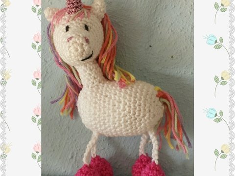Ein Taschenbaumler Einhorn