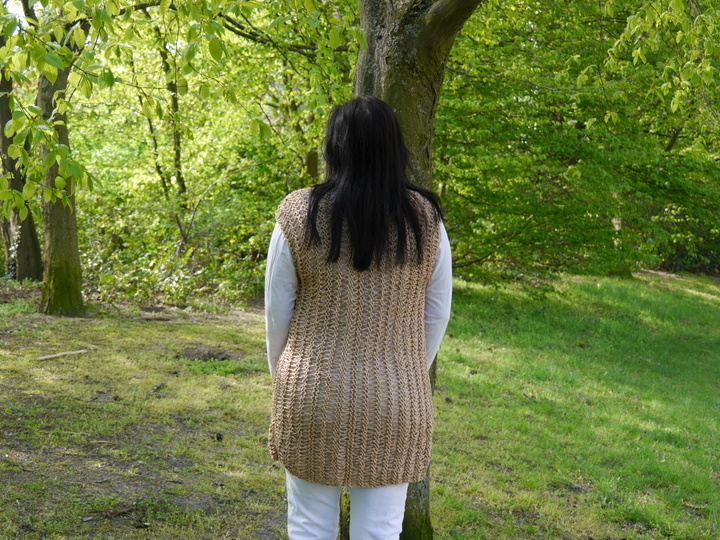 Strickanleitung Weste Milano für alle Größen leicht anzupassen