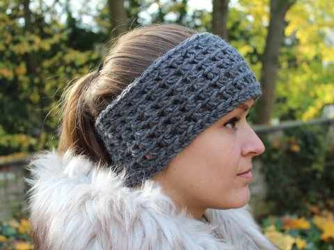"Manhattan" gehäkeltes Stirnband, PDF-Anleitung