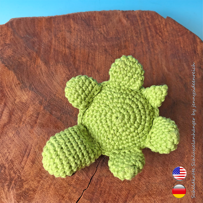 Häkelanleitung.pdf Schlüsselanhänger Schildkröte - Bild 6