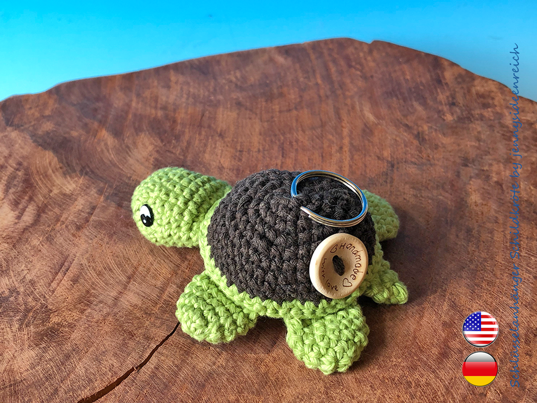 Turtle Keychains, crochet pattern, amigurumi by jennysideenreich Photos and pictures