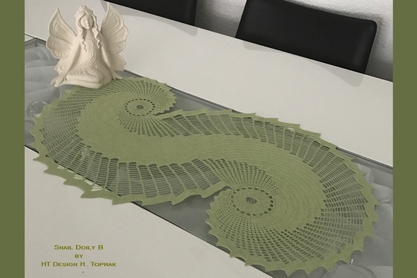 Häkelanleitung Snail Doily - Bild 3