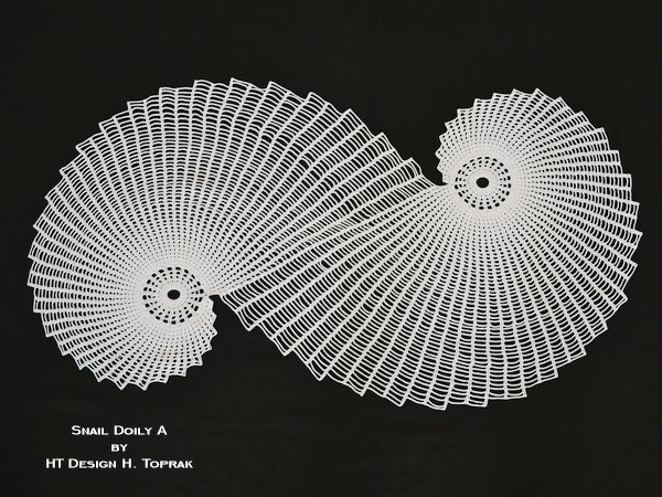 Crochet pattern Snail Doily - Image 2