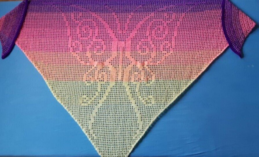 Motivtuch "Sommervogel"