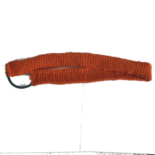 pattern for Tunesian crochet hair band Kamidome