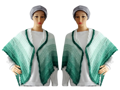 Pattern Triangular Scarf Minto