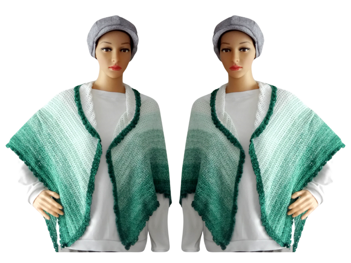 Pattern Triangular Scarf Minto