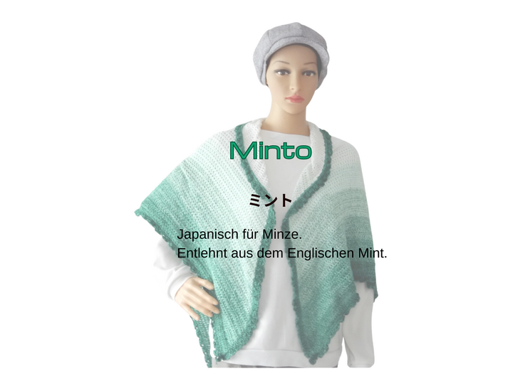 Pattern Triangular Scarf Minto