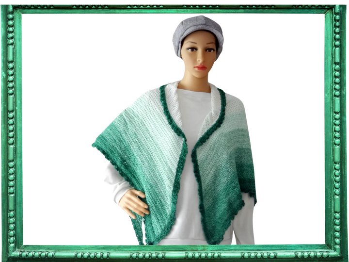 Pattern Triangular Scarf Minto