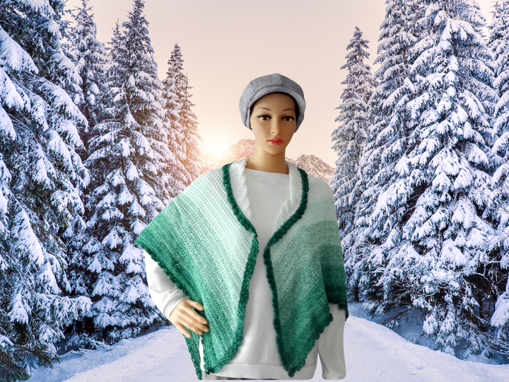 Pattern Triangular Scarf Minto