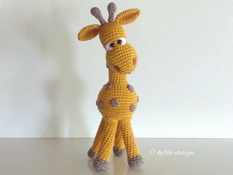 Häkelanleitung Giraffe Agatha