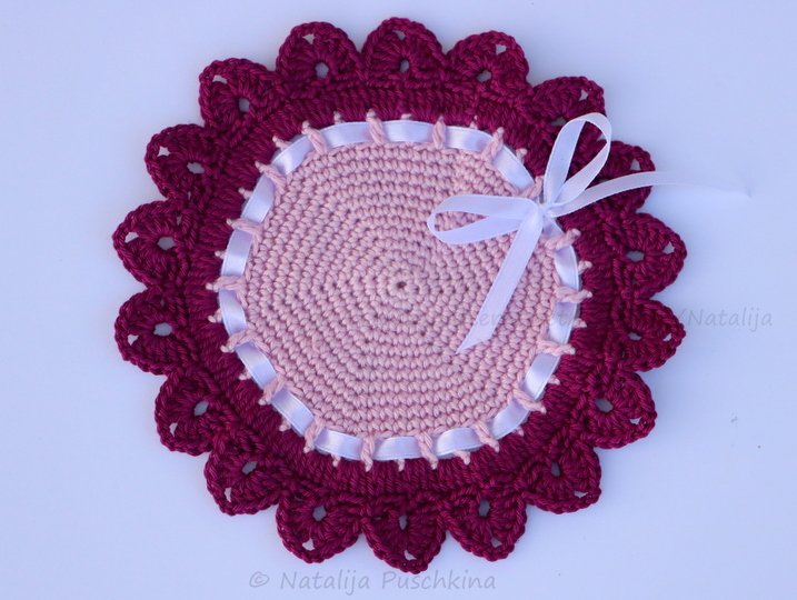 Praktische Tassenuntersetzer - Häkelanleitung für Wollreste