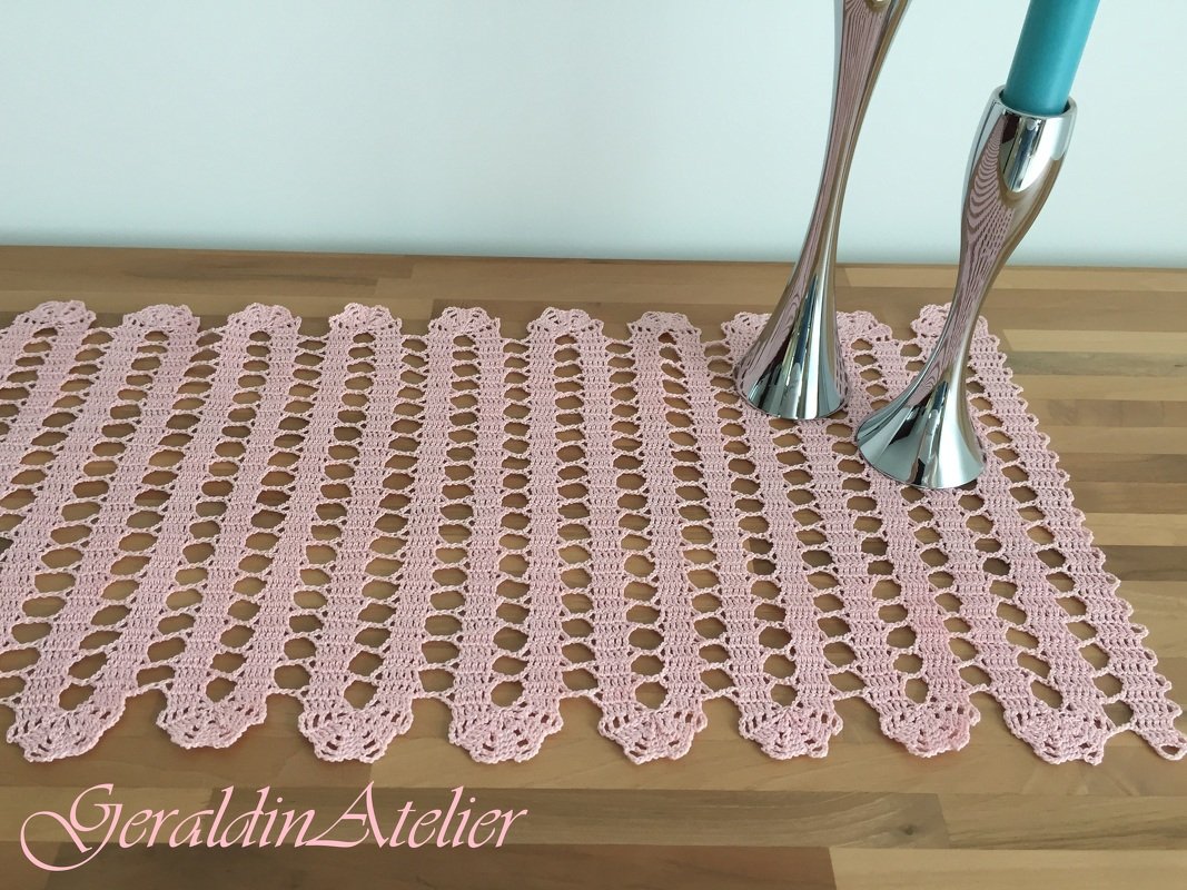 Tischläufer häkeln Anleitung - Bild 2