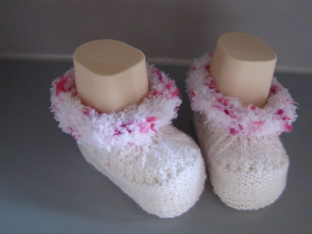 Strickanleitung Babyschuhe-Soft in 3 Größen - Bild 5