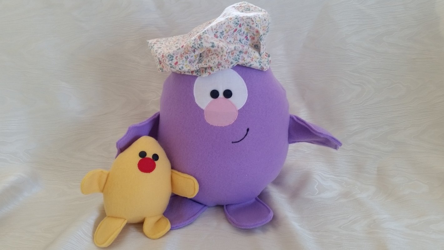 Nähanleitung - Kuschelmonster Dreamy