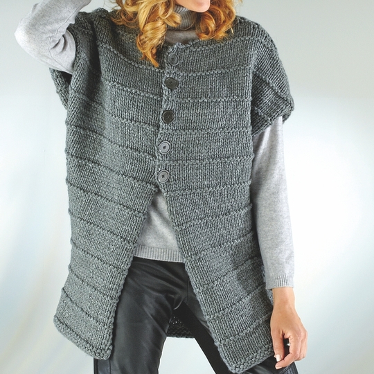 Strickanleitung Damenweste "Norvegia" 756039