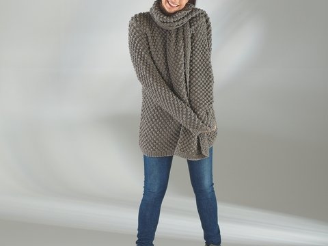 Strickanleitung Damenpullover "Riga" 756011