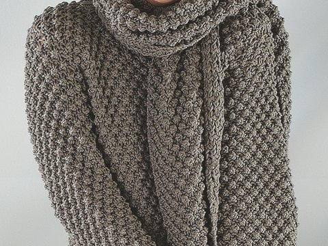 Strickanleitung Schal "Riga" 756012