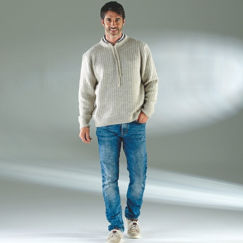 Strickanleitung Herrenpullover "Record" 756116