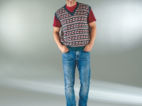 Strickanleitung Herrenpullunder "Piazza" 756165