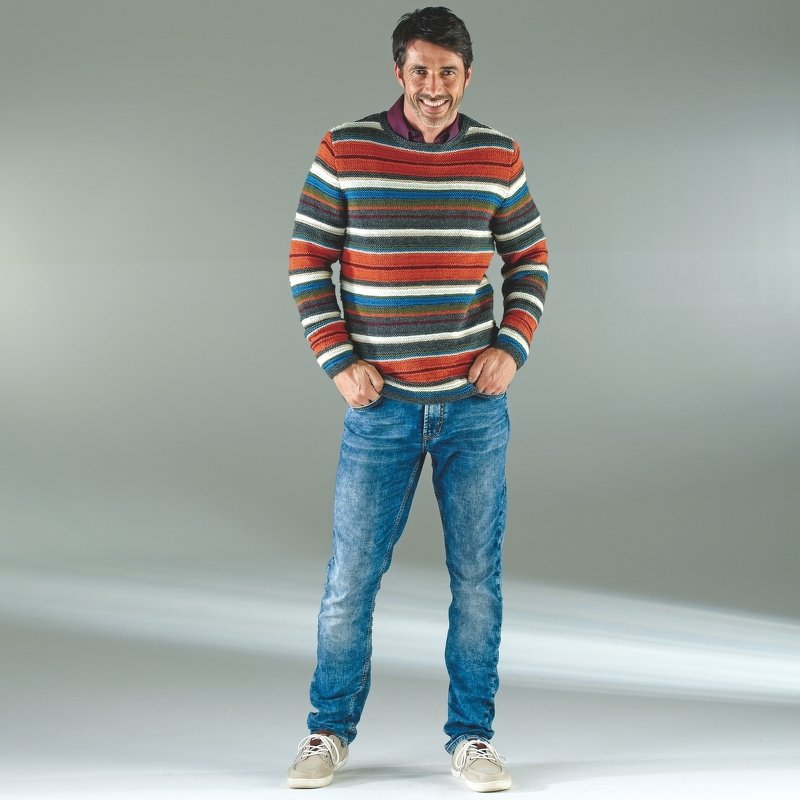 Strickanleitung Herrenpullover "Ideal" 756122 - Bild 2