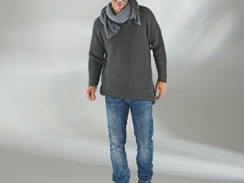 Strickanleitung Herrenpullover "Ideal" 756127