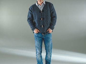Strickanleitung Herrenjacke "Tweed" 756139